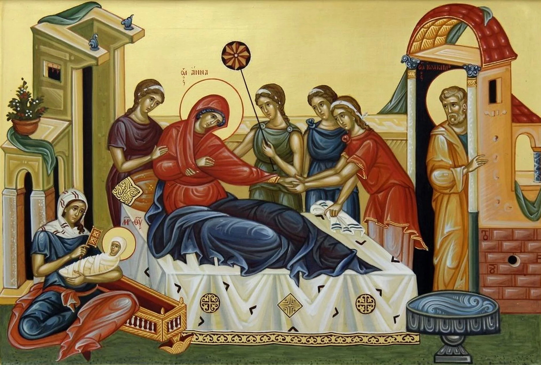 Церковь празднует Зачатие праведною Анною Пресвятой Богородицы